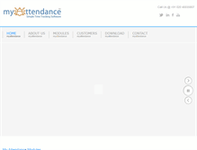 Tablet Screenshot of myattendancesoftware.com